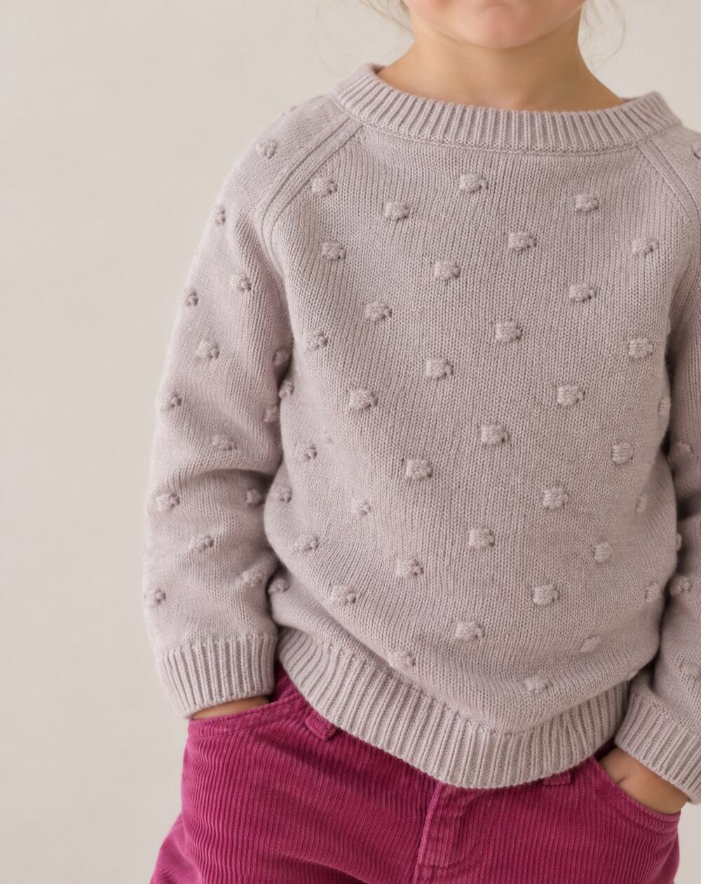 NEW Jamie Kay Dotty Sweater Violet Purple Girls Size 10